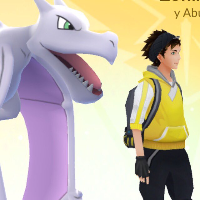 PokemonGOawards's tweet photo. No hay nada como la halitosis de un precioso aerodactil en #PokemonGO 😍😍 https://t.co/tJRNfokSUC