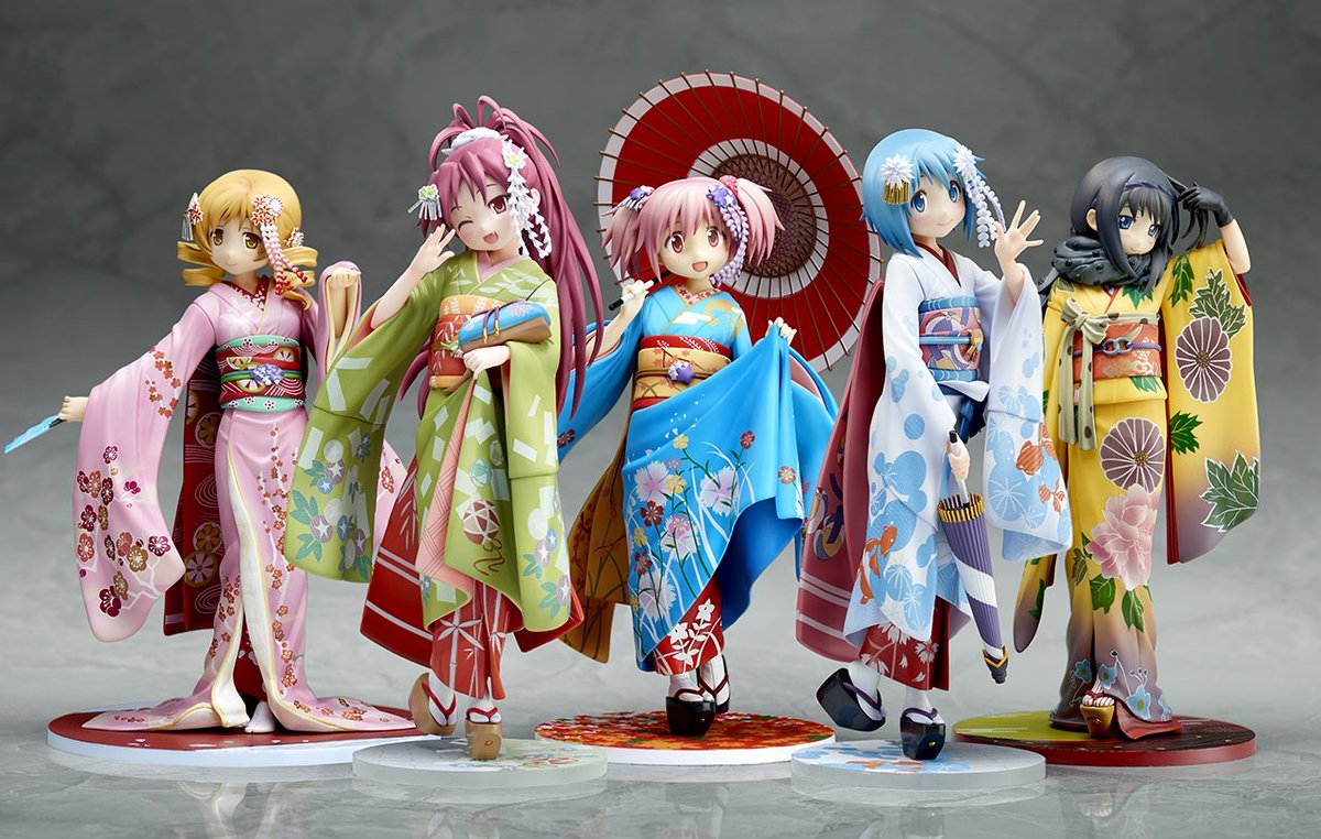 アニプレックスプラス V Twitter 京まふ情報 会場販売商品をご紹介 劇場版 魔法少女まどか マギカ より魔法少女5人の和服フィギュアを復刻販売 数量限定となります 5人並べるとさらに絢爛華麗です T Co 3k2n8kogbk