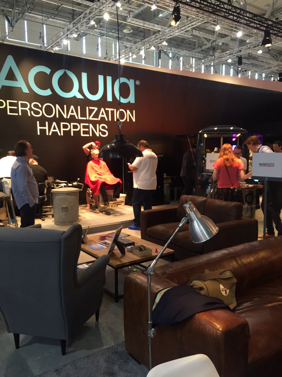 manifestoLondon's tweet image. We're here with @acquia #dmexco - live haircuts and tattoos in hall 8 - c 48 next to Amazon.