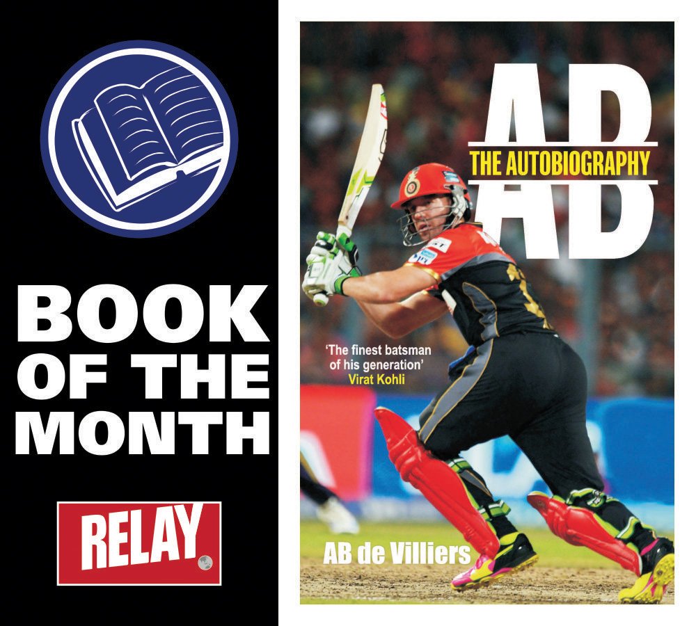 RelayIndia's tweet photo. #RelayBookoftheMonth #ABbook @ABdeVilliers17 @RelayIndia @Delhi_Airport @BLRAirport @CSIAMumbai @PanMacIndia https://t.co/TZPXhKDB9l