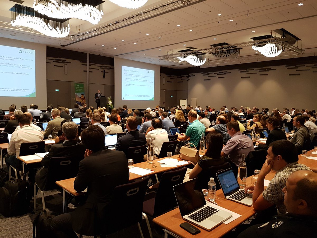 ITEA_4's tweet photo. Participants of the @ITEA_3 #POdays2016 learning how to participate #TrustedFramework #Support #Innovation #R&D https://t.co/rMmicxxudu