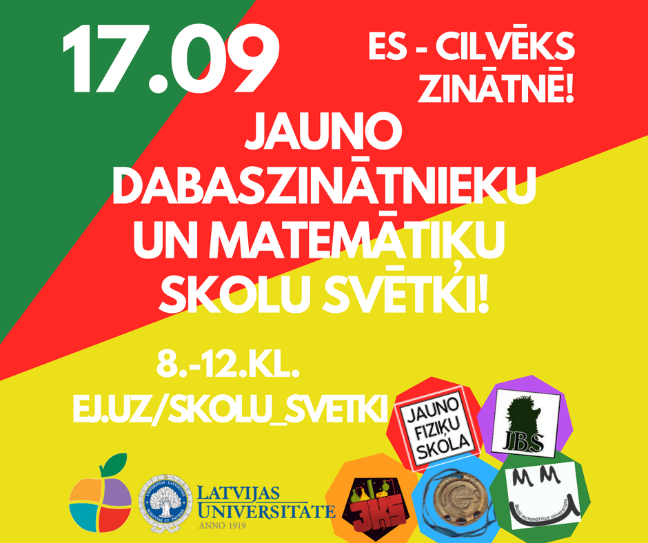 LU_SIIC's tweet photo. Atlicis pavisam nedaudz! Gaidām Tevi un klasesbiedru - piesakies LU jauno skolu svētkiem! https://t.co/F1eSuAh8j7 https://t.co/7TsIZLZlRA