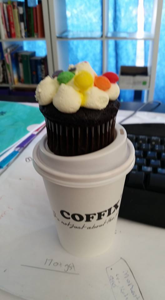 HamiltonPrideNZ's tweet photo. #rainbowcupckes!! #prideweek16  need a sweet treat to brighten ur day? 
check out Coffix coffee shop in Alexandra st https://t.co/4eZ2cF9lQt