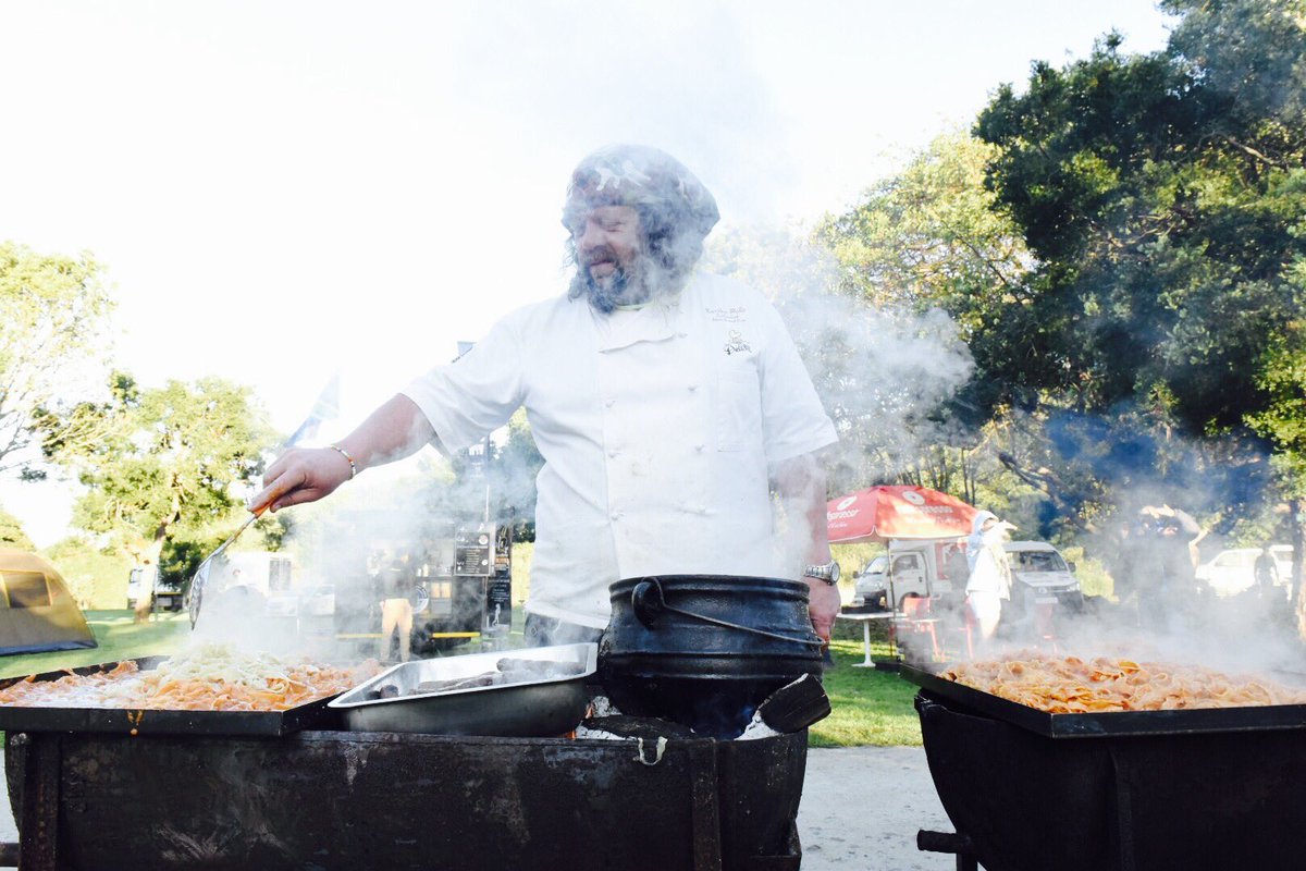 Another smokey #braaitour breakfast, courtesy of the legendary <a href="/eurekamills/">Eureka Mills</a> crew.