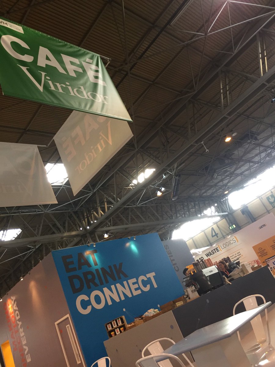 Lkmcn1's tweet photo. Excited about being part of #cafeviridor today at #rwm2016 15 minutes till #gotime @viridoruk https://t.co/ArDAl5LUMh