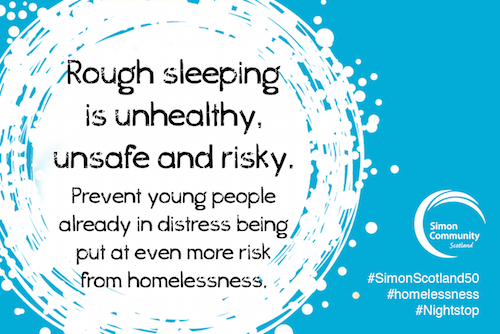 SimonCommScot's tweet photo. Prevent #YoungPeople in distress being put at even more risk. #homeless #SimonScotland50 https://t.co/Ea8O2Ldww5 https://t.co/In6oKUh8NP
