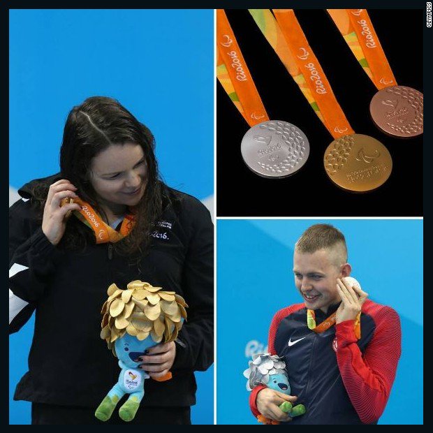 For the visually impaired, victory has a new, sweet sound: #Paralympics medals that rattle cnn.it/2cuRM0R