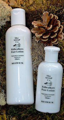 Hard week at work, been on lovely walk? Try  <a href="/SoapCo_Keswick/">The Soap Co. Keswick</a> Fellwalkers foot lotion, coo &amp; soothe your tired feet!