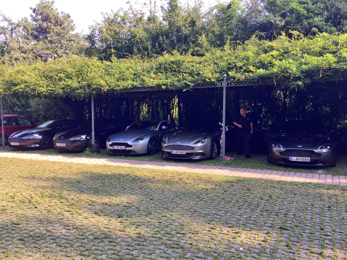 JonathanB_ER's tweet photo. Preparing the cars for day one #ElegantJourneys @astonmartin @ElegantResorts https://t.co/OSKvYQmsHc