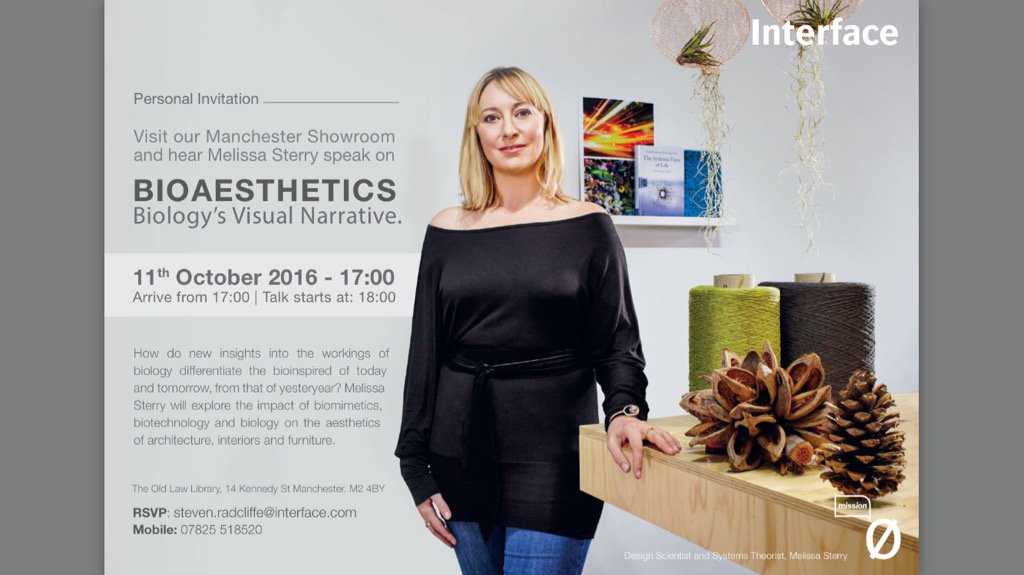 11th October 5.45 Manchester <a href="/MelissaSterry/">MELISSA STERRY</a> the place to be RSVP <a href="/SteveInterface/">Steven Radcliffe</a>