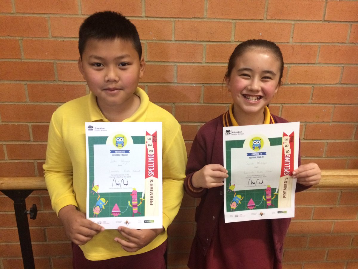 Fantastic effort at Spelling Bee 2016! @MarkDiamondLPS <a href="/LansvalePS/">Lansvale PS</a> <a href="/SpeedyG_17/">Lili Gonzales</a>