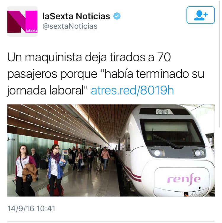 SrHador's tweet photo. Un maquinista que multiplica pasajeros https://t.co/gf1YoZfFDL