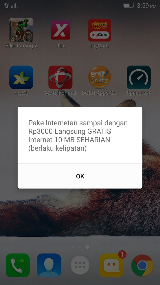 san_te's tweet photo. @IndosatCare min cara hilangin popup notification kayak gn gmana ya?  mengganggu sekali,  setiap 5/10 menit keluar https://t.co/t5P07m3OJv