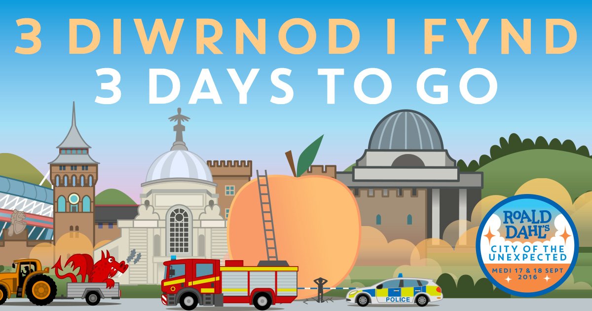 cityunexpected's tweet photo. 3 days to go! #UnexpectedCity 3 Diwrnod i fynd! https://t.co/P7Aea1r1s6 https://t.co/FSzKnnr8OR