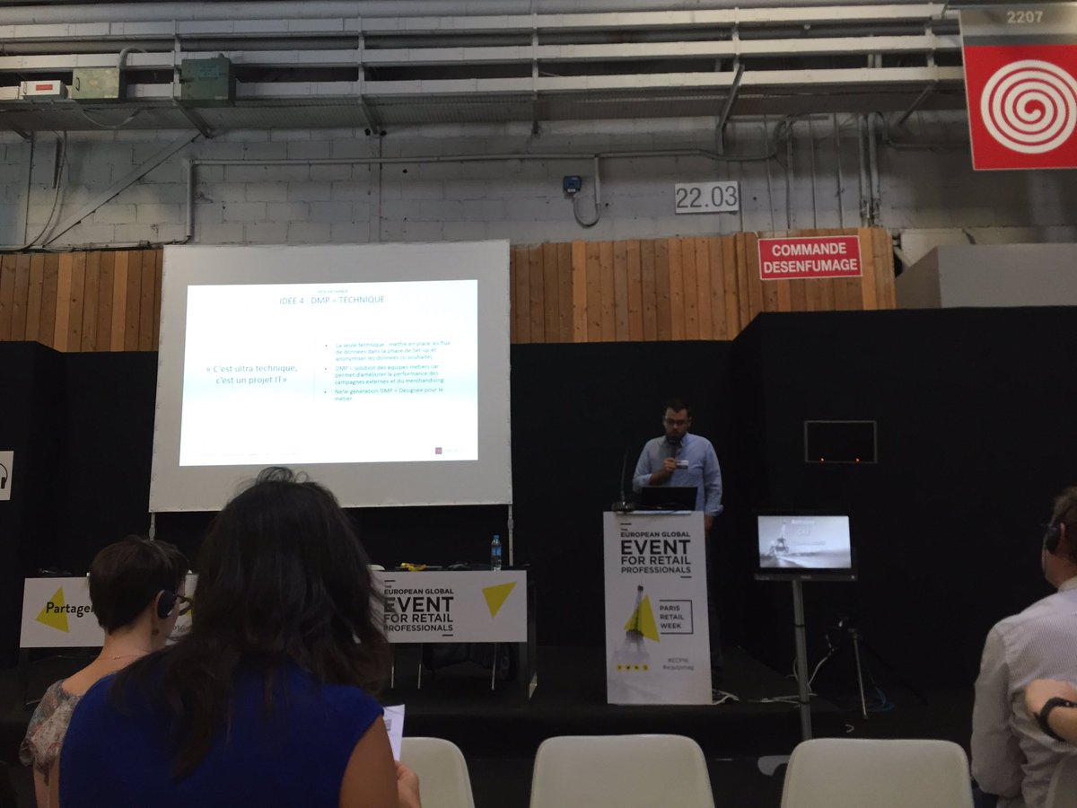 DimitriOnT's tweet photo. #tagcommander #ecp16: #dmp is about breaking silos and unify data https://t.co/gTeF40Q7Oo