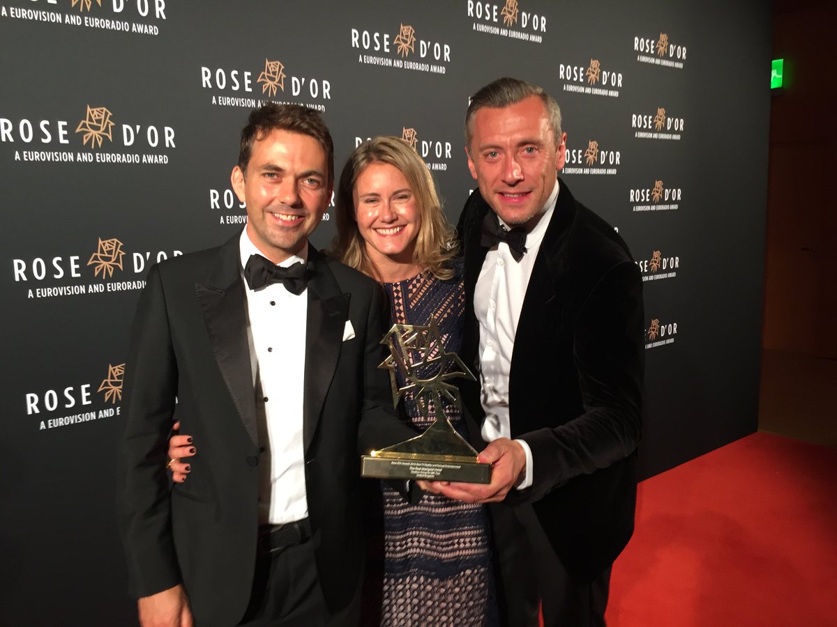twofourtweets's tweet photo. #TheRealMarigoldHotel won Reality& Factual Entertainment at #RDO16. Here's a snap from the awards ceremony! @RosedOr https://t.co/DbEtWkBzYb