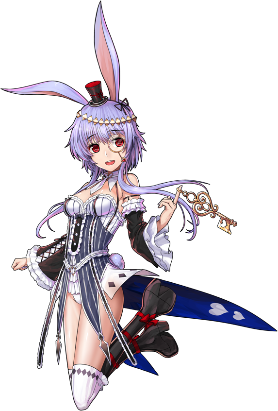 燐光のレムリア そして最後はリリップの立ち絵よ うさぎさんらしく ぴょんって感じのポーズが可愛らしいわね Lm Online