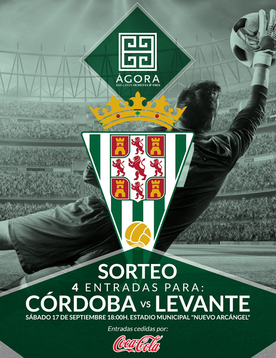 Agora_83's tweet photo. Sorteo exclusivo para #TWITTER e #INSTAGRAM.
Menciona a tus 3 acompañantes con el hashtag #ÁgoraFÚTBOL. #SUERTEE!! https://t.co/urbUNb1i2g