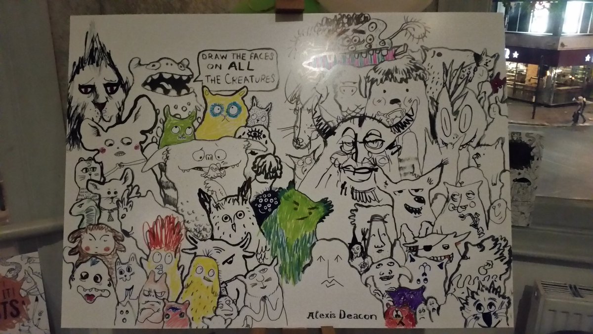 DoodleDyson's tweet photo. Brilliant launch party last night for Draw It! Colour it! Beasts! Thanks @fordejm & @MacmillanKidsUK! X #mcbdrawit https://t.co/uvfUwaYJBW