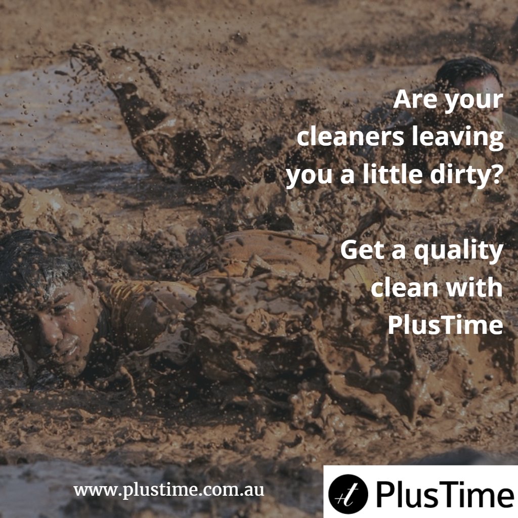 PlusTimeAus's tweet photo. Are your cleaners leaving you a little dirty?
Get a quality clean with PlusTime #qualitycleans #plustime #relax https://t.co/tgsFf0al5Y