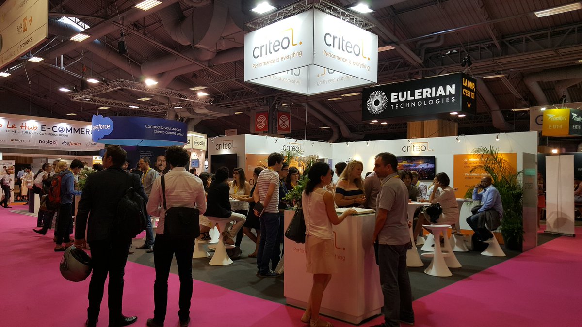 At #ECP16 #Criteo has a human-centric booth, designed to listen to clients and have conversations with prospects.