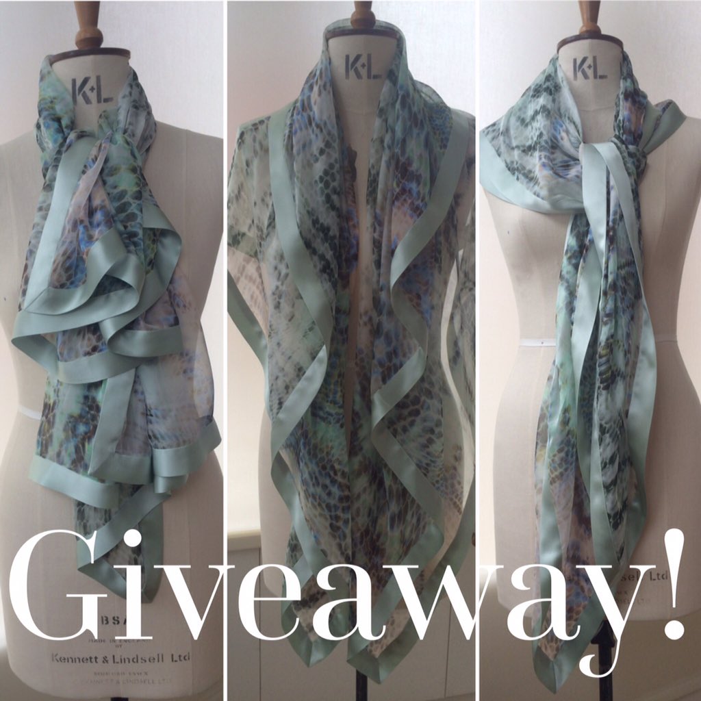 APT659's tweet photo. Follow us and Retweet this message for a chance to win this silk scarf worth £275! #giveaway #handmade https://t.co/LxLBHPmz86