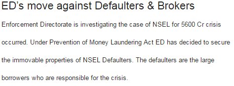 sureshjadhav199's tweet photo. The real culprits of #NSEL crisis are the #NSELDefaulter https://t.co/lt9nhdeufe