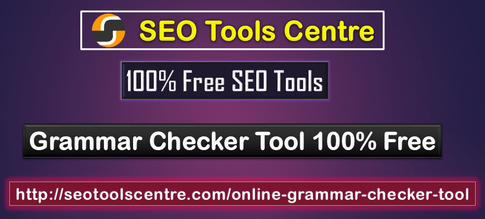 SEOToolsCentre's tweet image. Fix Grammar Errors Using @SEOToolsCentre #Grammar #Checker for different 26 Languages at seotoolscentre.com/online-grammar…