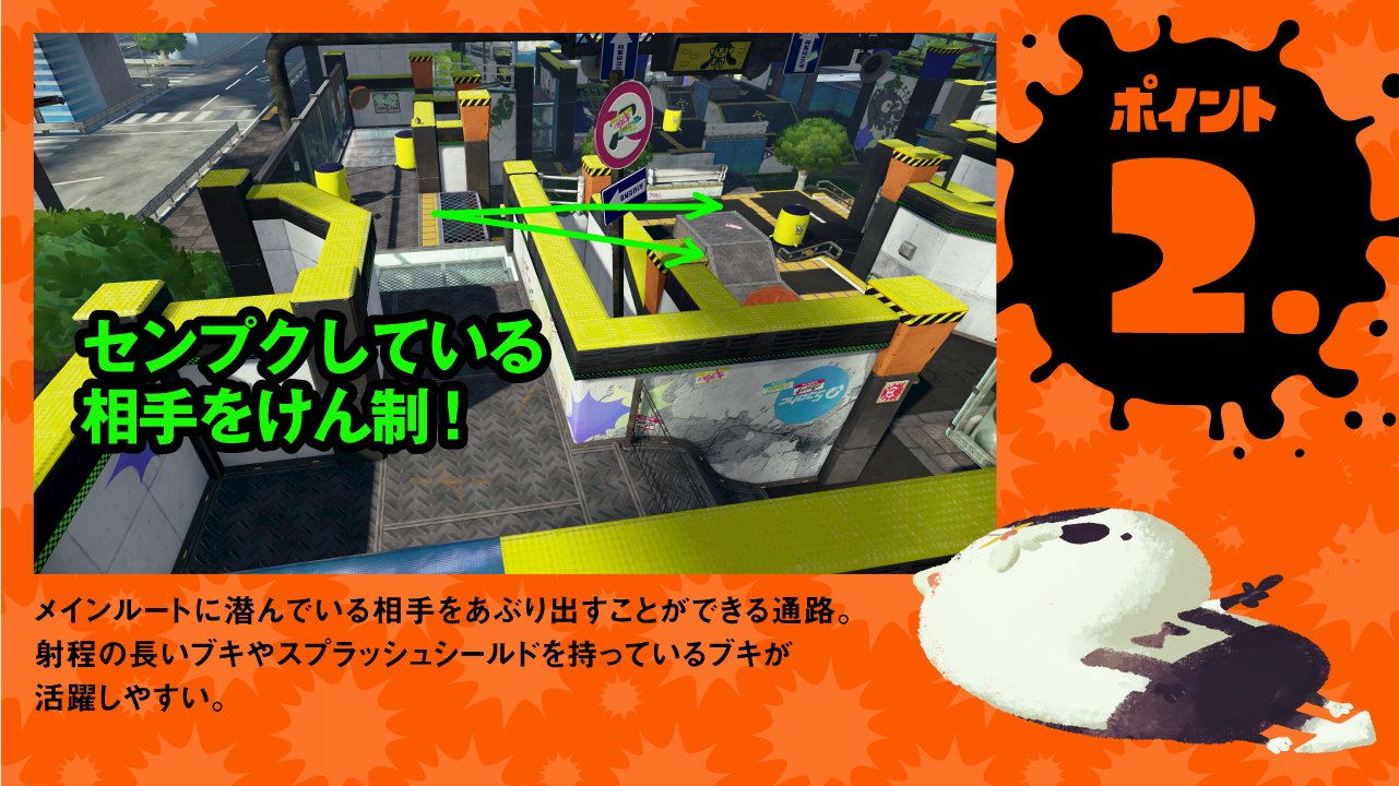 Splatoon スプラトゥーン 大会ステージの見どころをお伝えしていく 甲子園ステージの1つ デカライン高架下 発売当初から遊べるステージだが 大規模改修を経て変化に富んだステージに生まれ変わった 中央の広場に向かう3つのルートの使い分けが Splatoon スプラトゥーン 大会ステージの見どころをお伝えしていく 甲子園ステージの1つ デカライン高架下 発売当初から遊べるステージだが 大規模改修を経て変化に富んだステージに生まれ変わった 中央の広場に向かう3つのルートの使い分けが