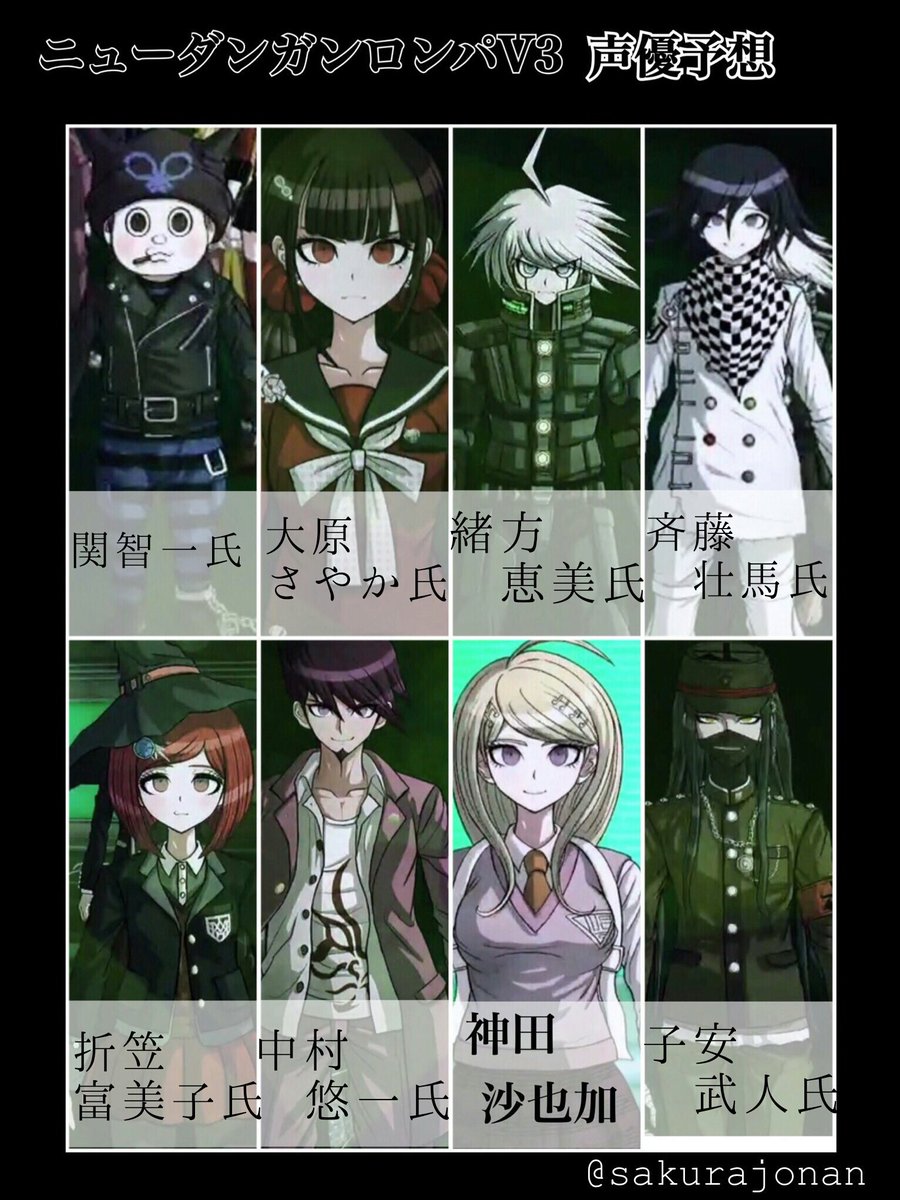 ニューダンガンロンパv3声優予想 Twitter Search