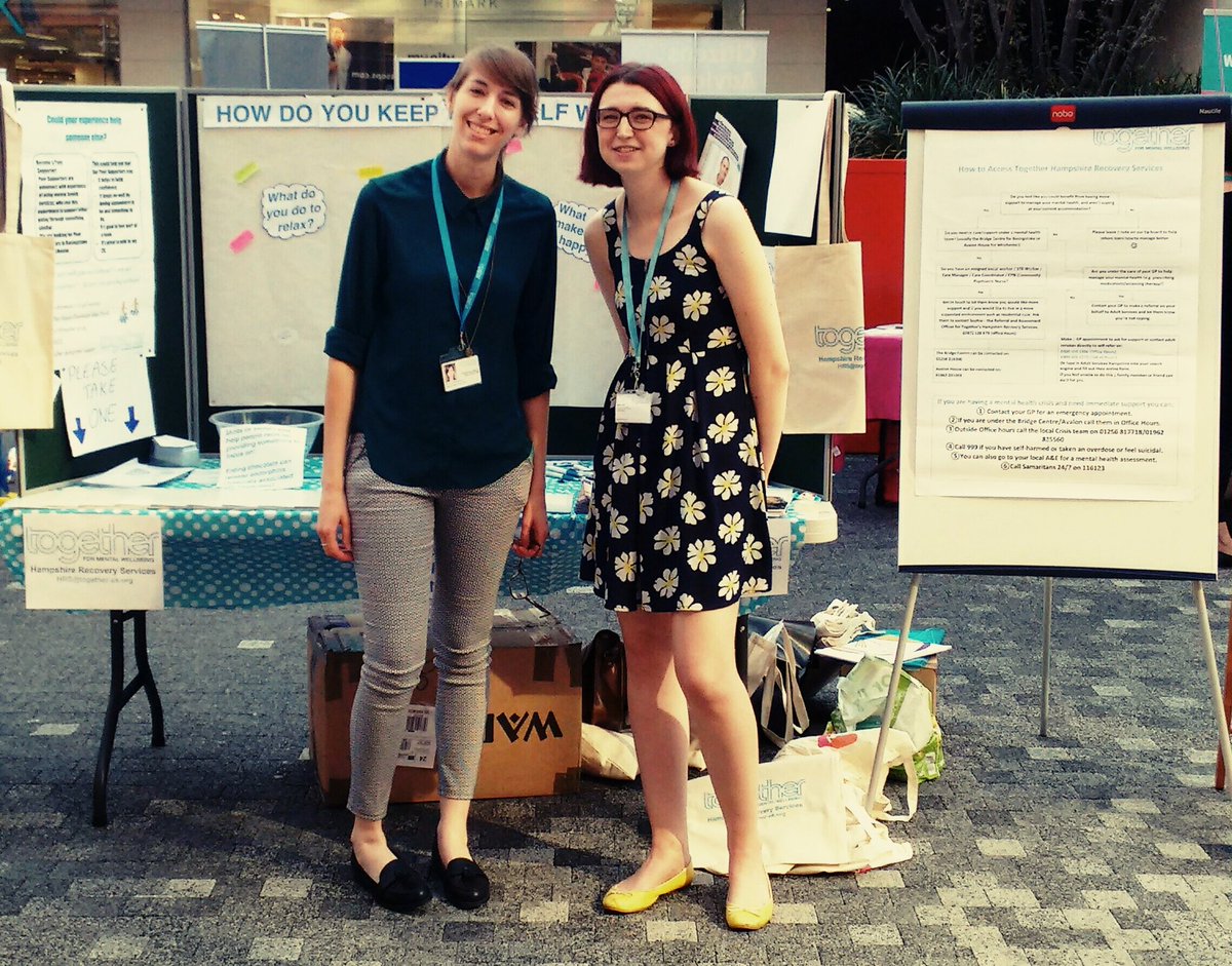 AbbieYerrill's tweet photo. Come down and visit us at #themalls #basingstoke with @TogetherUK #disability #mentalhealth https://t.co/OJbAyKOYGm