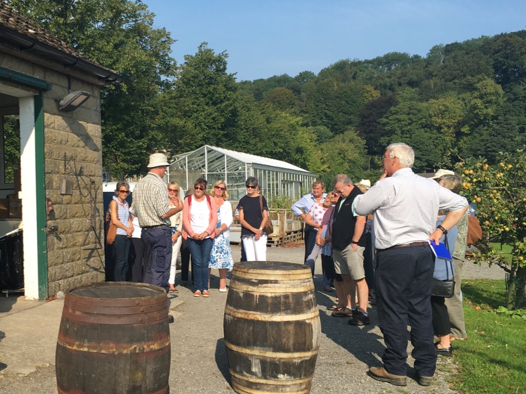 ampleforthbeer's tweet photo. Beautiful day for our monthly Wednesday tour! Take a look at our website to find out more about our Orchard tours. https://t.co/kFvolIXn5J