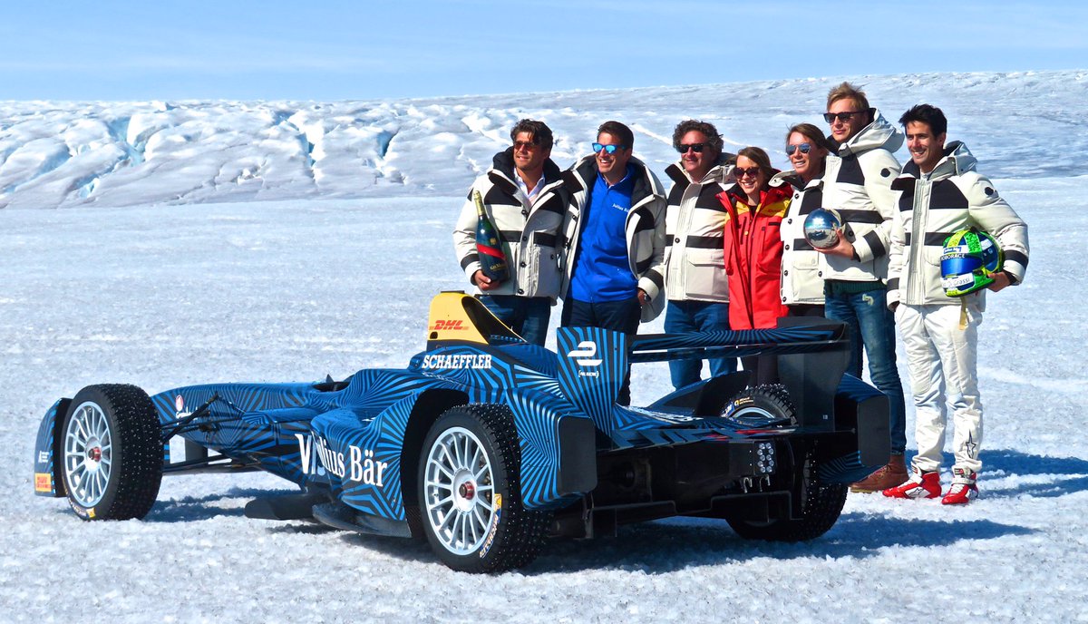 carlgurdjian's tweet image. @FIAformulaE Project ice with @LucasdiGrassi @GHMUMM #Projectice #GlobalWarming #FiAFormulae
