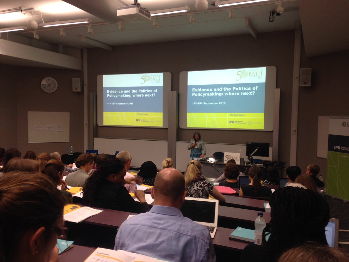 CDS_Bath's tweet image. Dr Susan Johnson opening the symposium. Follow us with #PolicyFuture