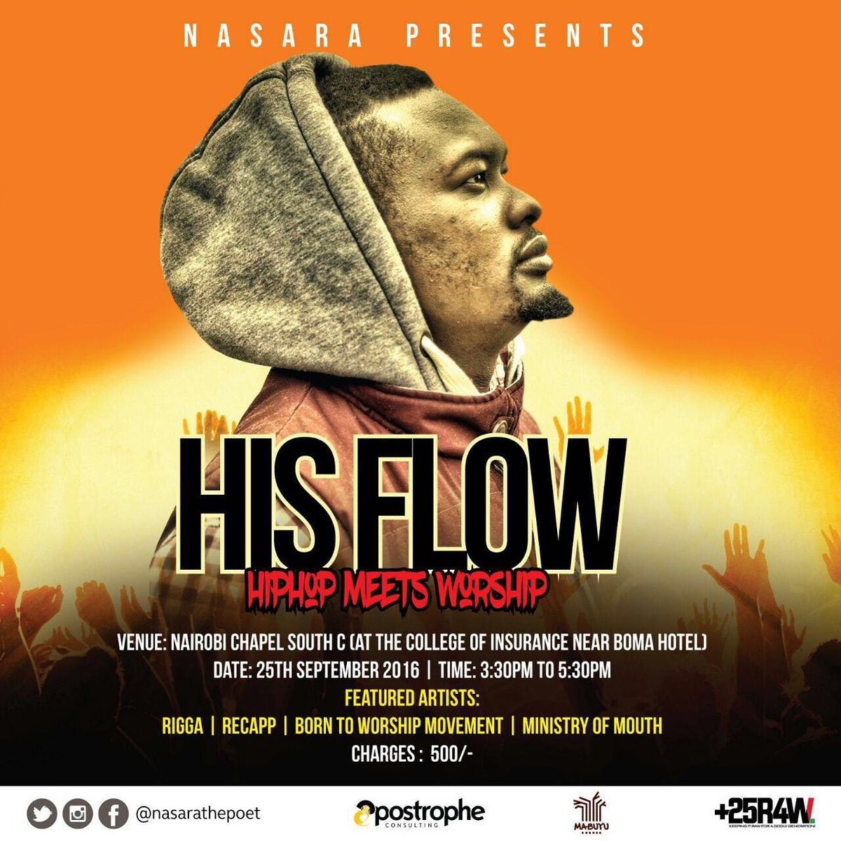 Elee_Global's tweet image. .@MinistryOfMouth are also set to grace #HisFlow stage! cc @NasarathePoet @25R4W @DannMwangi @yung_nnoiz @BeatMarvel