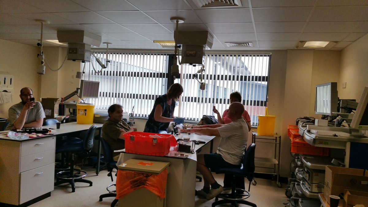 UHDBResusandSim's tweet photo. Moulage preparation for #ATLS 
@procommskills https://t.co/rLmvGZr9H2