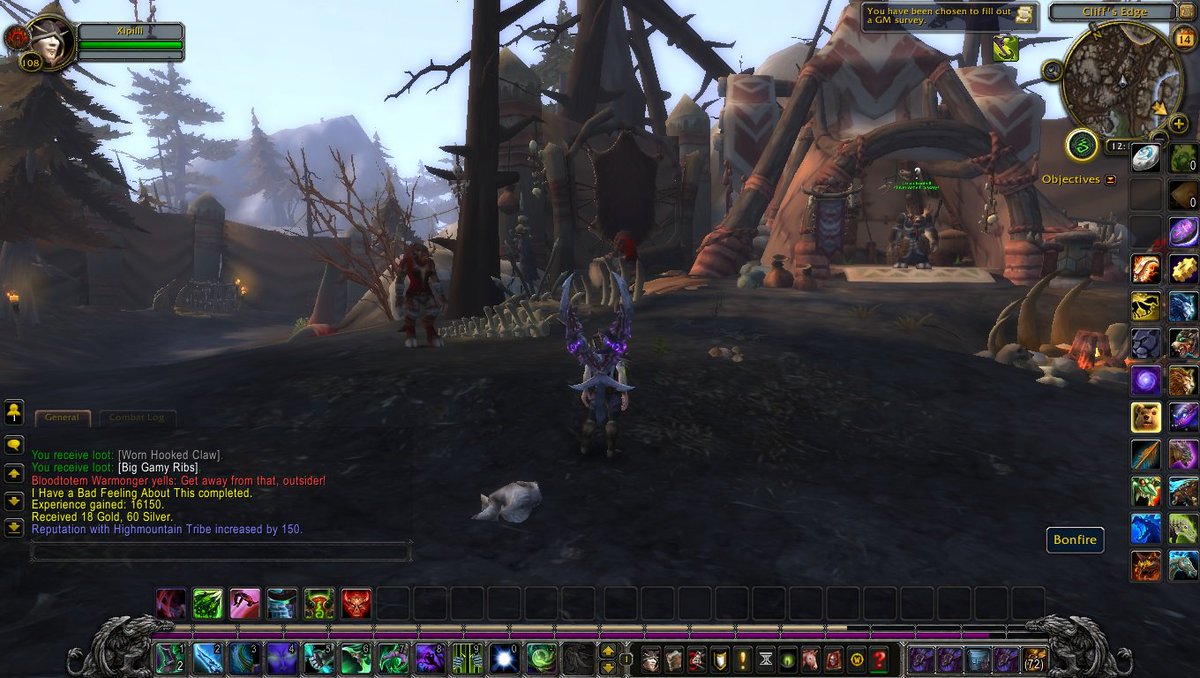 RicKay_Gaming's tweet photo. the #roadto110 continues, almost #level109 at the moment. #worldofwarcraft #Legion #demonhunter #Highmountain https://t.co/ehIQkYW2SQ