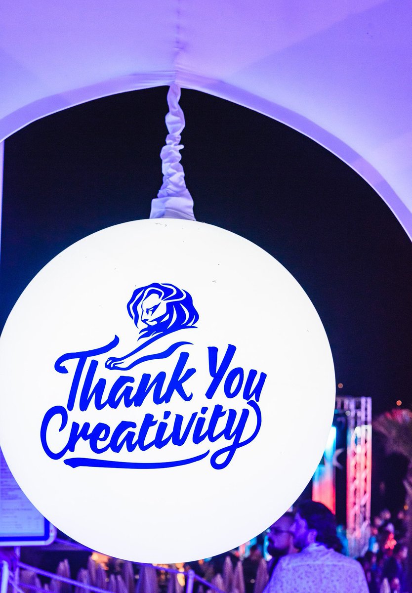 Tell us why you're thankful for creativity 🙌  #CannesLions