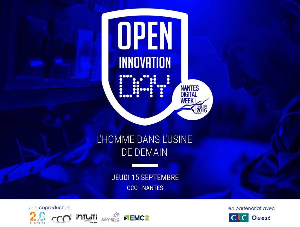 CantineNantes's tweet photo. 💡RDV demain pour le 1er #OpenInnovDay propulsé par @atlantic2 et #CICOuest ! Plus d’infos : https://t.co/b8RJBHCb5b https://t.co/cwddNv5Eeg