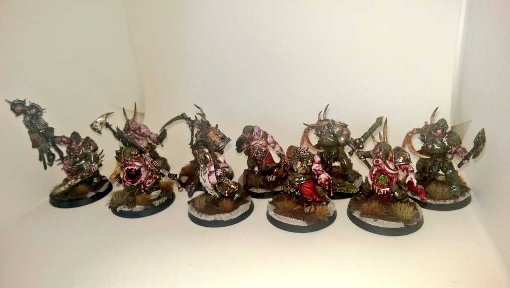 AgeOfSigBrah's tweet photo. Aaaand done! #wipwednesday #AoS #warmongers #ricksarmy #Nurgle #blightisright https://t.co/g3am8LuCpt