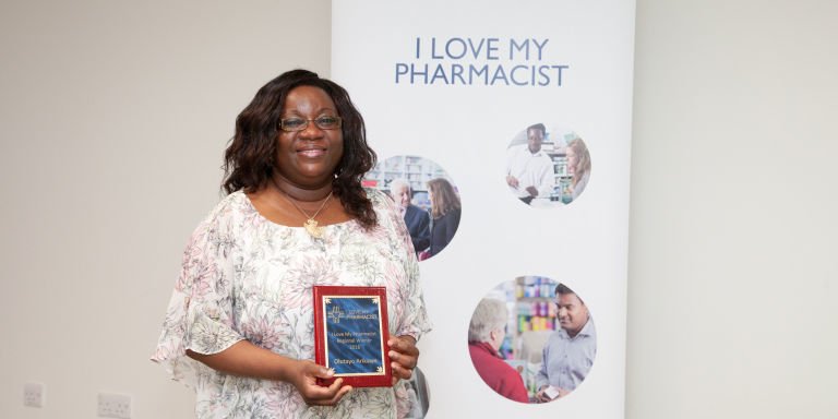 We're proud to introduce Britain's favourite pharmacist: Olutayo Arikawe buff.ly/2csF6WH <a href="/rpharms/">Fred Smith</a> #ILMPAward