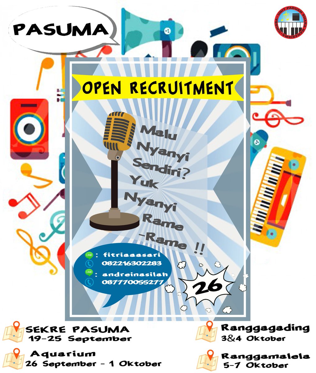 Semua mahasiswa unisba yang masih aktif. Yuk gabung dengan paduan suara mahasiswa yang terkece setaman sari bawah :D