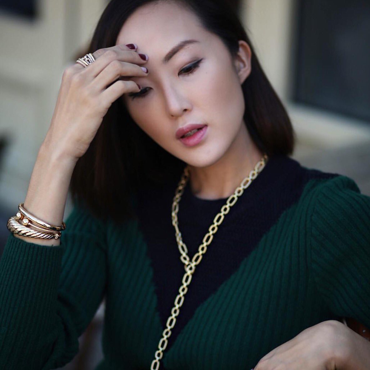 ProvDiamond's tweet photo. From runway to street style, I love wearing David Yurman during #NYFW and daily life. #DYStyle #PureFormCollection https://t.co/paSU4l415h