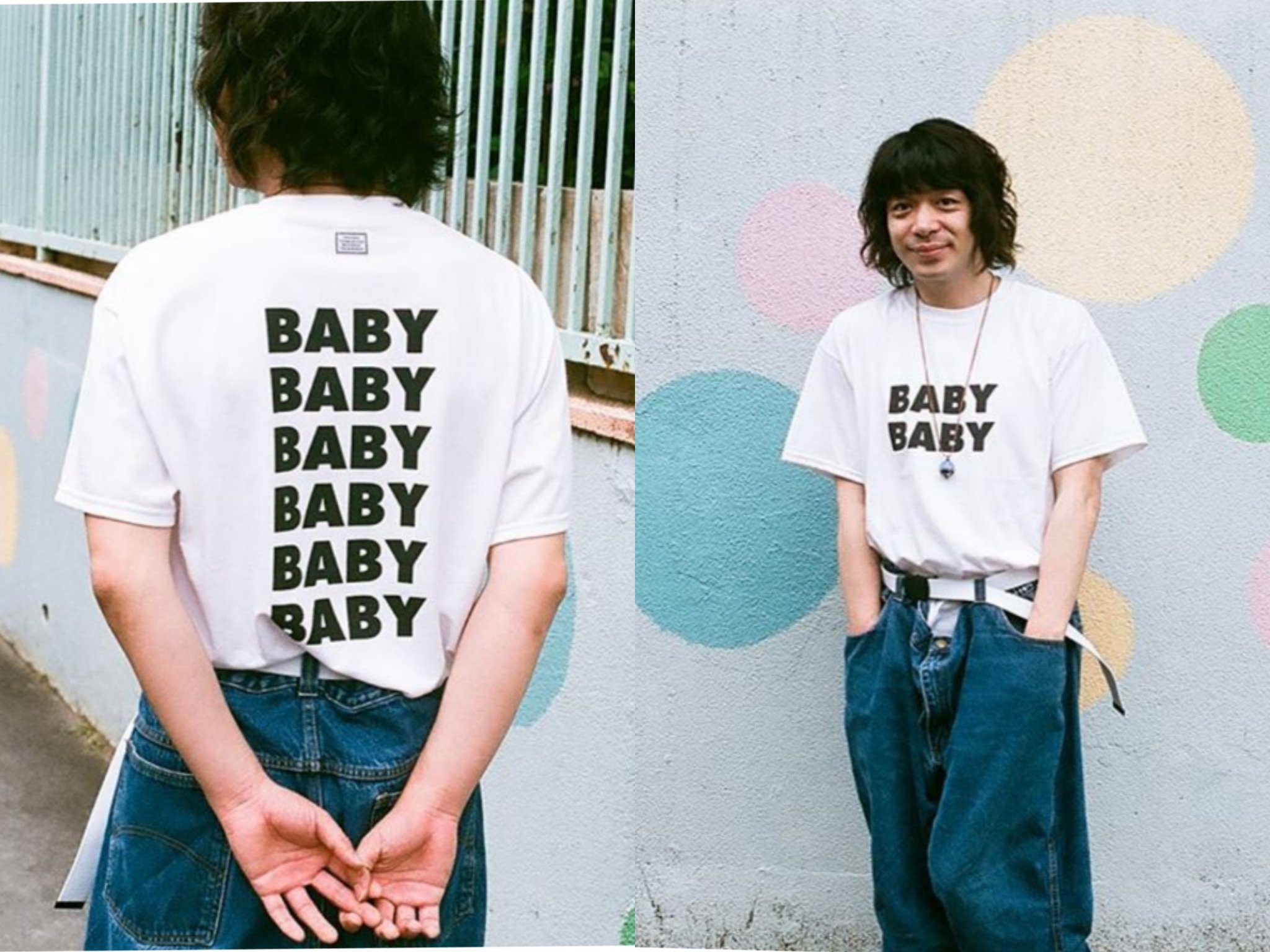銀杏BOYZ × TANGTANG BABY BABY Tシャツ 銀杏BOYZ × TANGTANGの『BABY BABY Tシャツ』が6年ぶりに復刻
