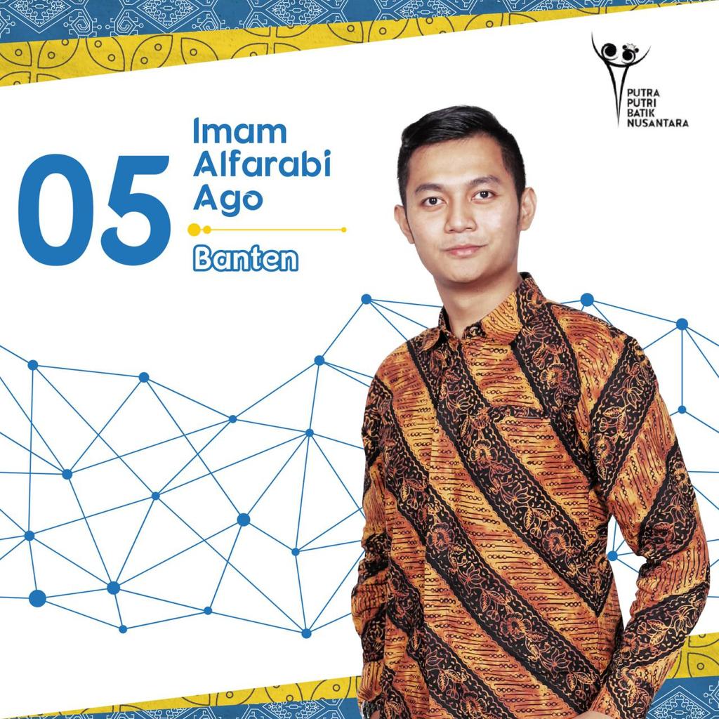 Asal Banten, inilah Finalis no. 05 Imam Alfarabi Ago #PutraPutriBatik #FinalisPPBN2016