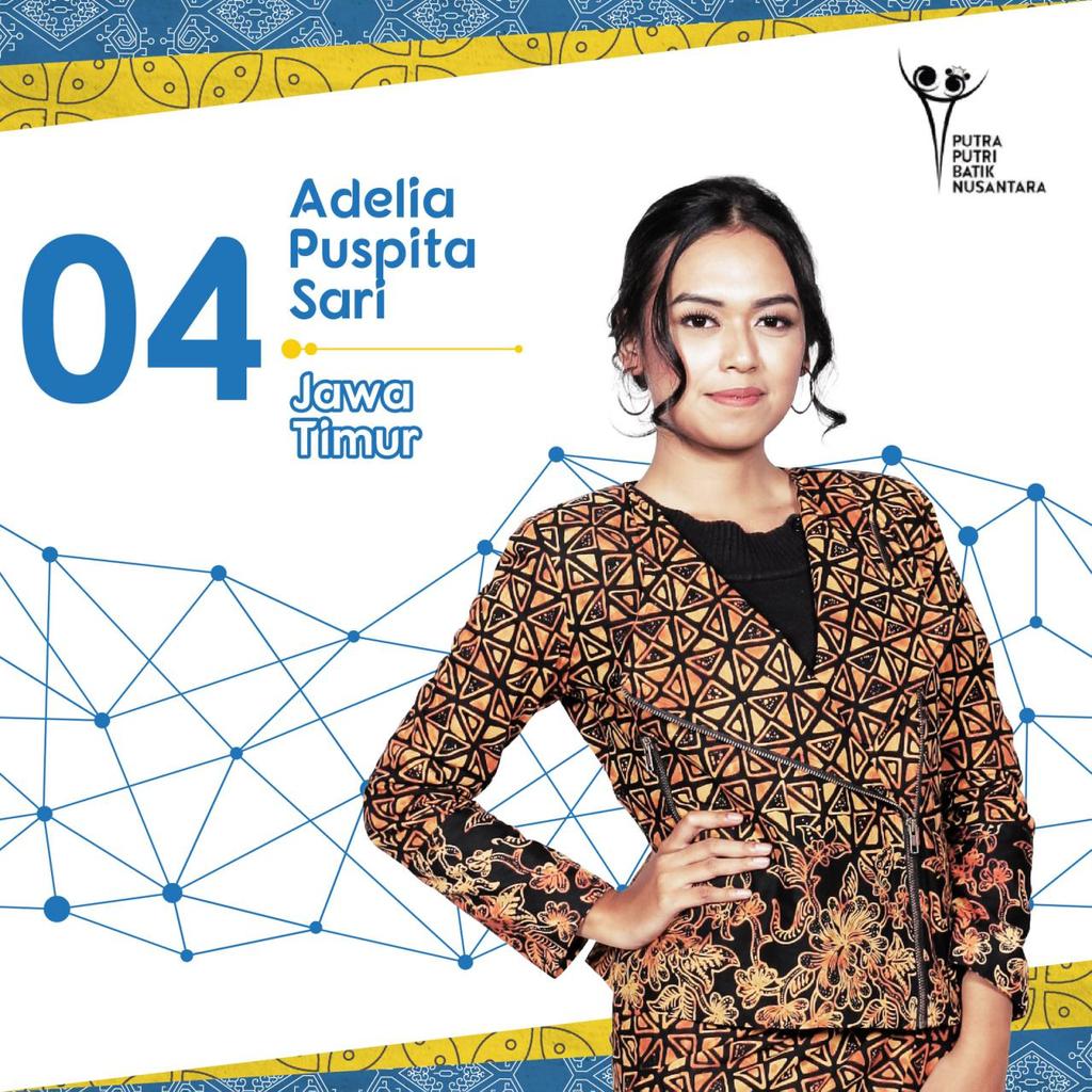 Asal Jawa Timur, inilah Finalis no. 04 Adelia Puspita Sari #PutraPutriBatik #FinalisPPBN2016