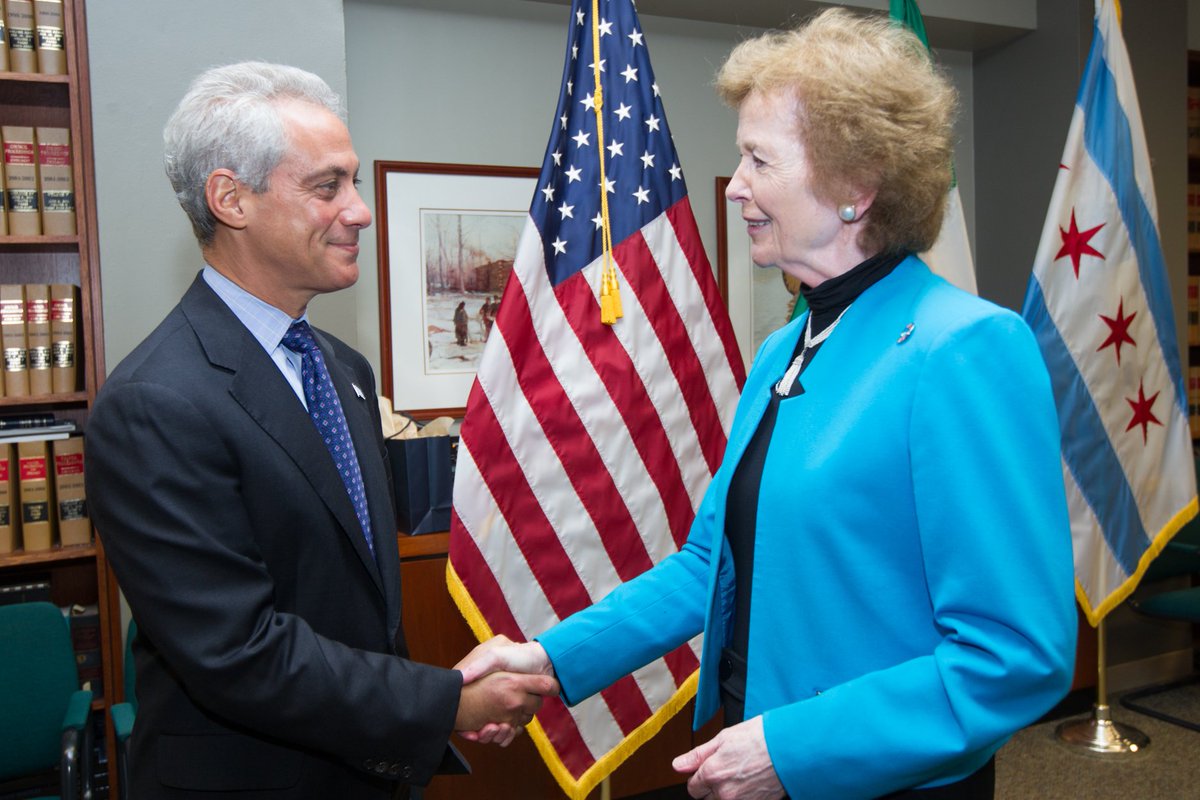 Image result for mary robinson and mayor emanuel