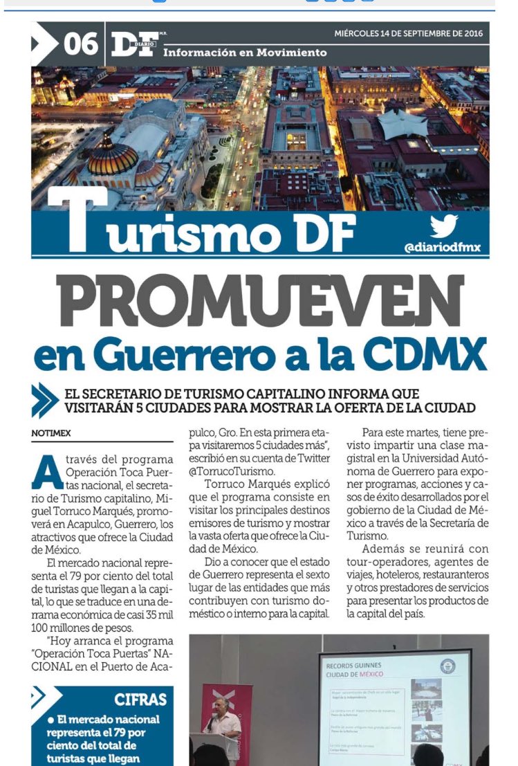 turismocdmx's tweet photo. Arranca en #Acapulco la estrategia de promoción turística nacional #OperacionTocaPuertas https://t.co/1axNwTDmDS https://t.co/T6oruXQ6Gm