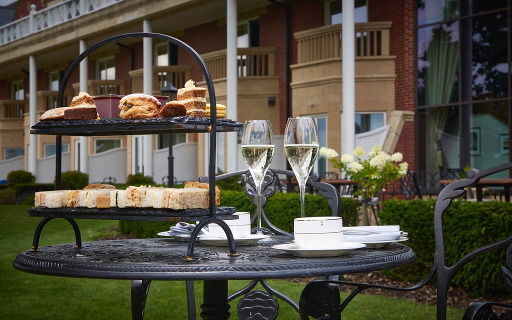 MFCFoundation's tweet photo. Did you know that £1 from every Afternoon Tea at @RockliffeHall is donated to MFC Foundation? #ThankyouRockliffe 🍰☕️ https://t.co/zKbdZTmXH1