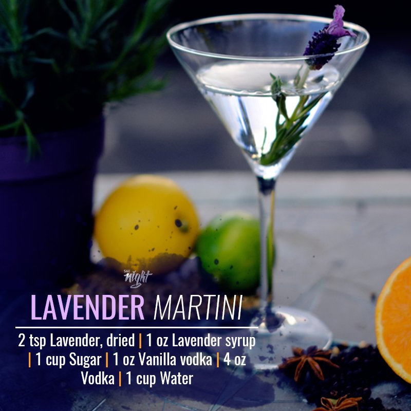 salnightpr's tweet photo. Stylish &amp; Relaxing! El Lavender Martini es el balance perfecto para tu semana. Mix it &amp; drink up 😋 #SalNight https://t.co/znF3jvEW8v